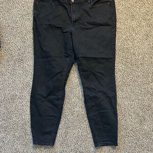 Old Navy Black Super Skinny Jeans